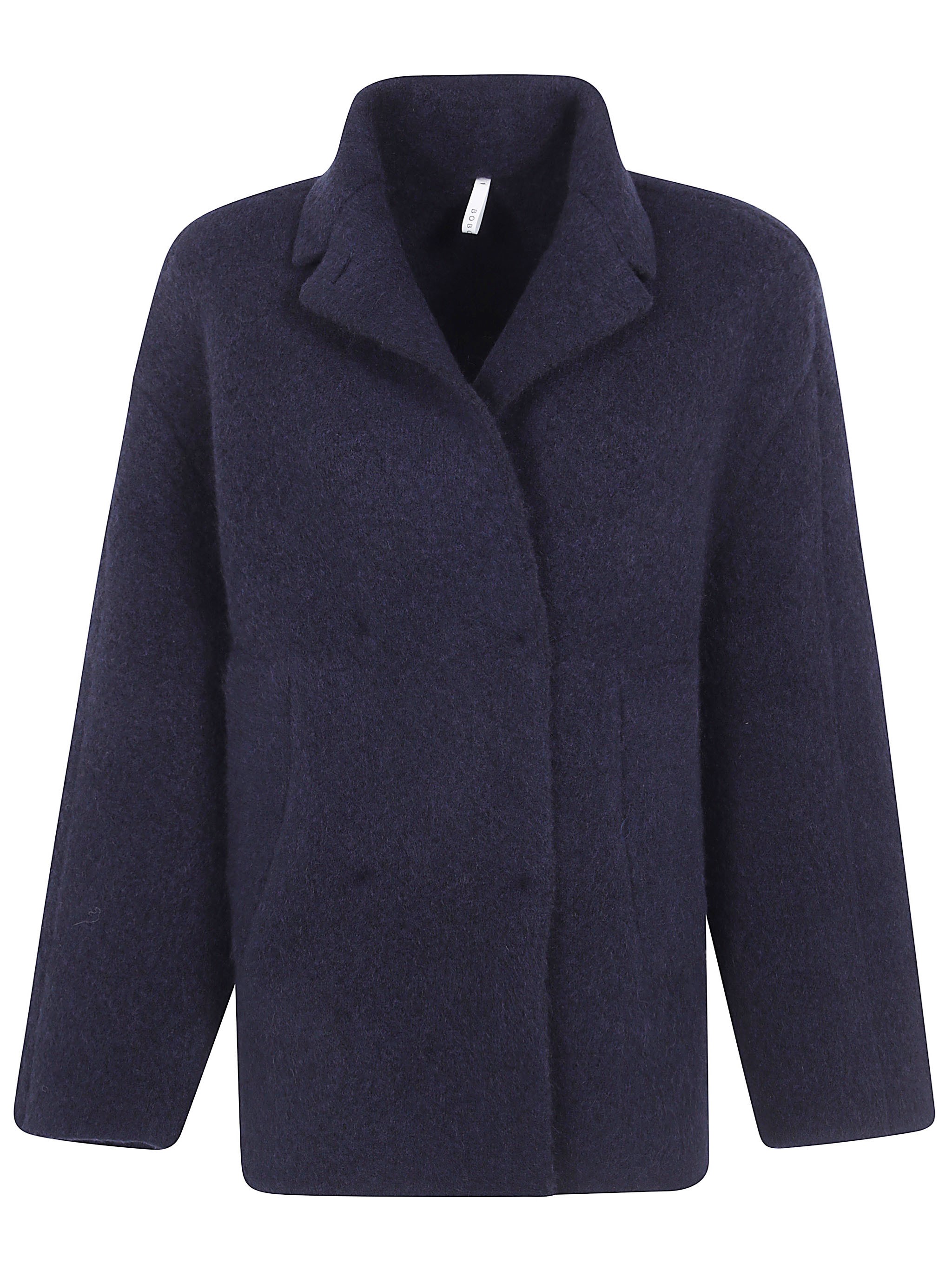 Boboutic Double-breasted Jacket "bob`s Coat" In Blue