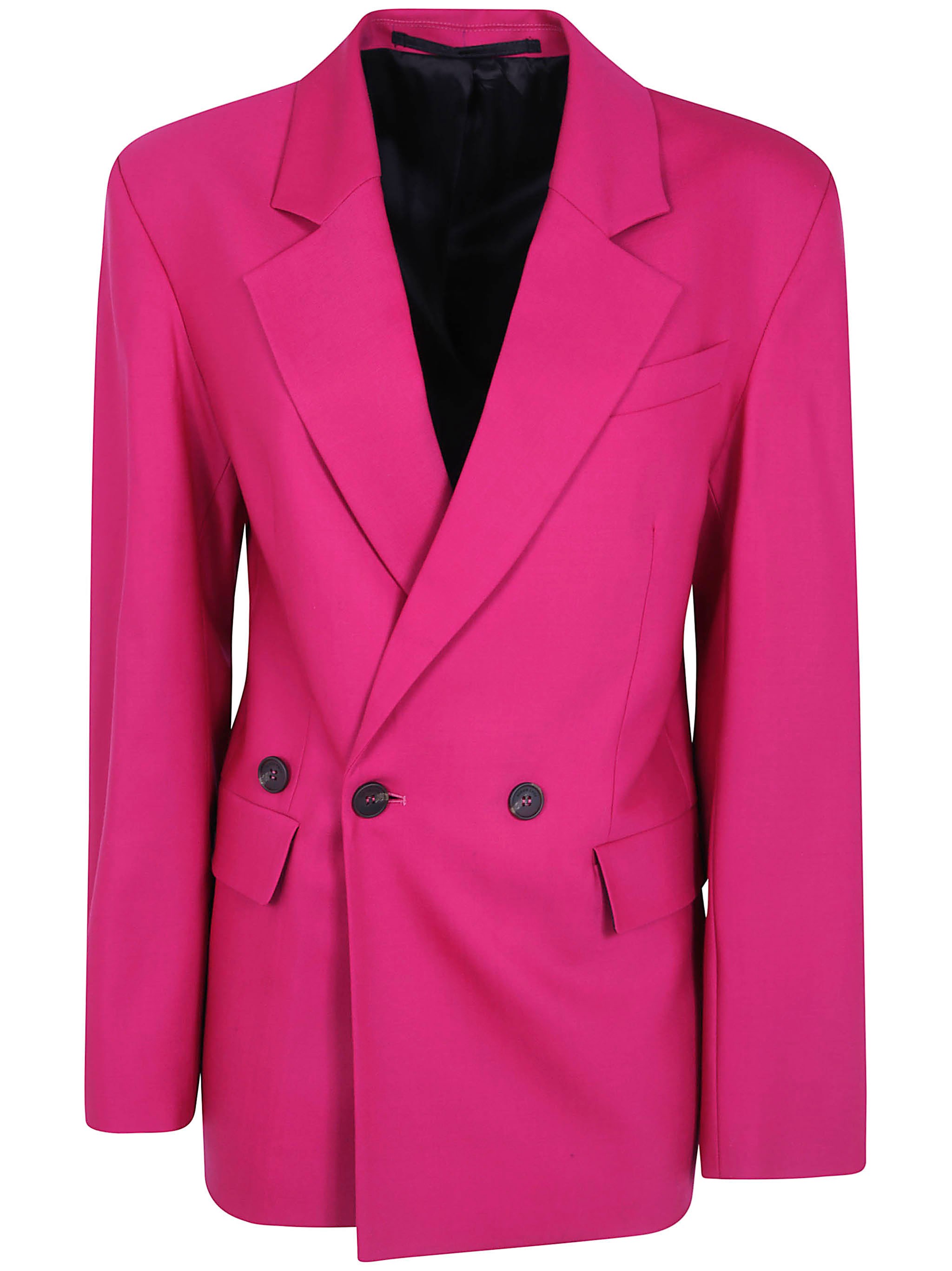 Eudon Choi Jacket Back Crossed Belt Detail In Pink
