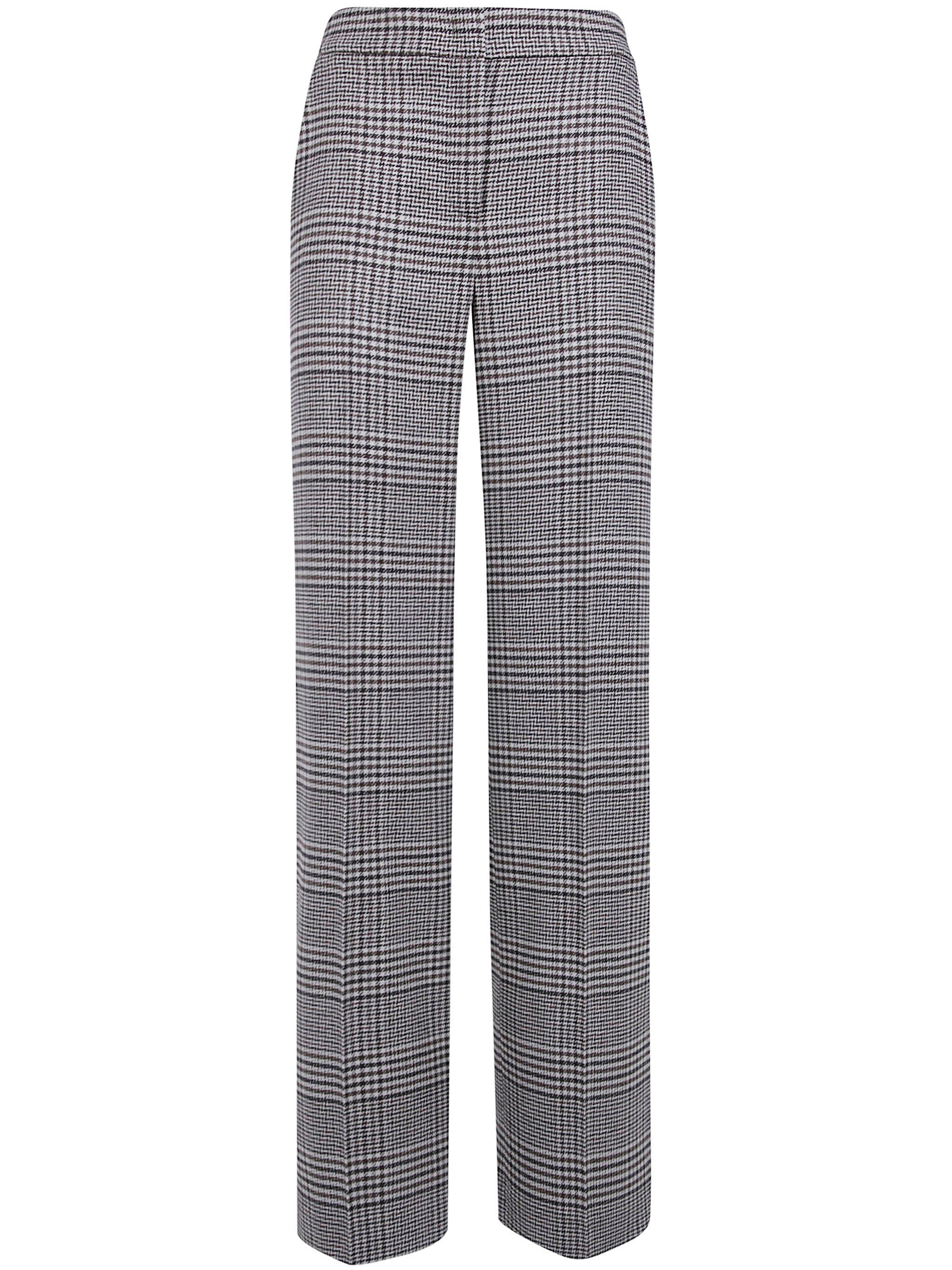 AGO E FILO (via masini 80) Pants Dark Brown Moka Cream