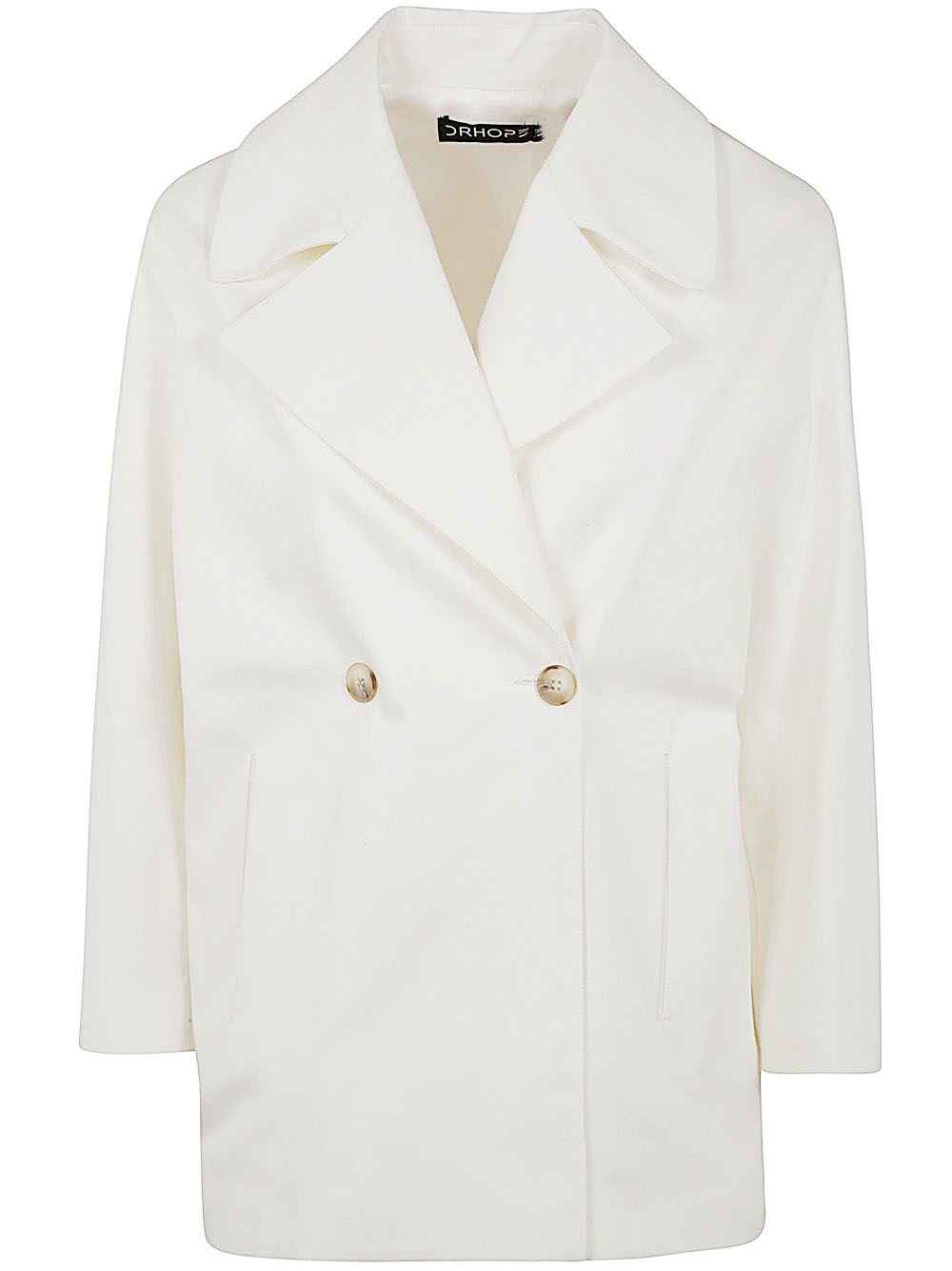 Drhope Wide Caban In White