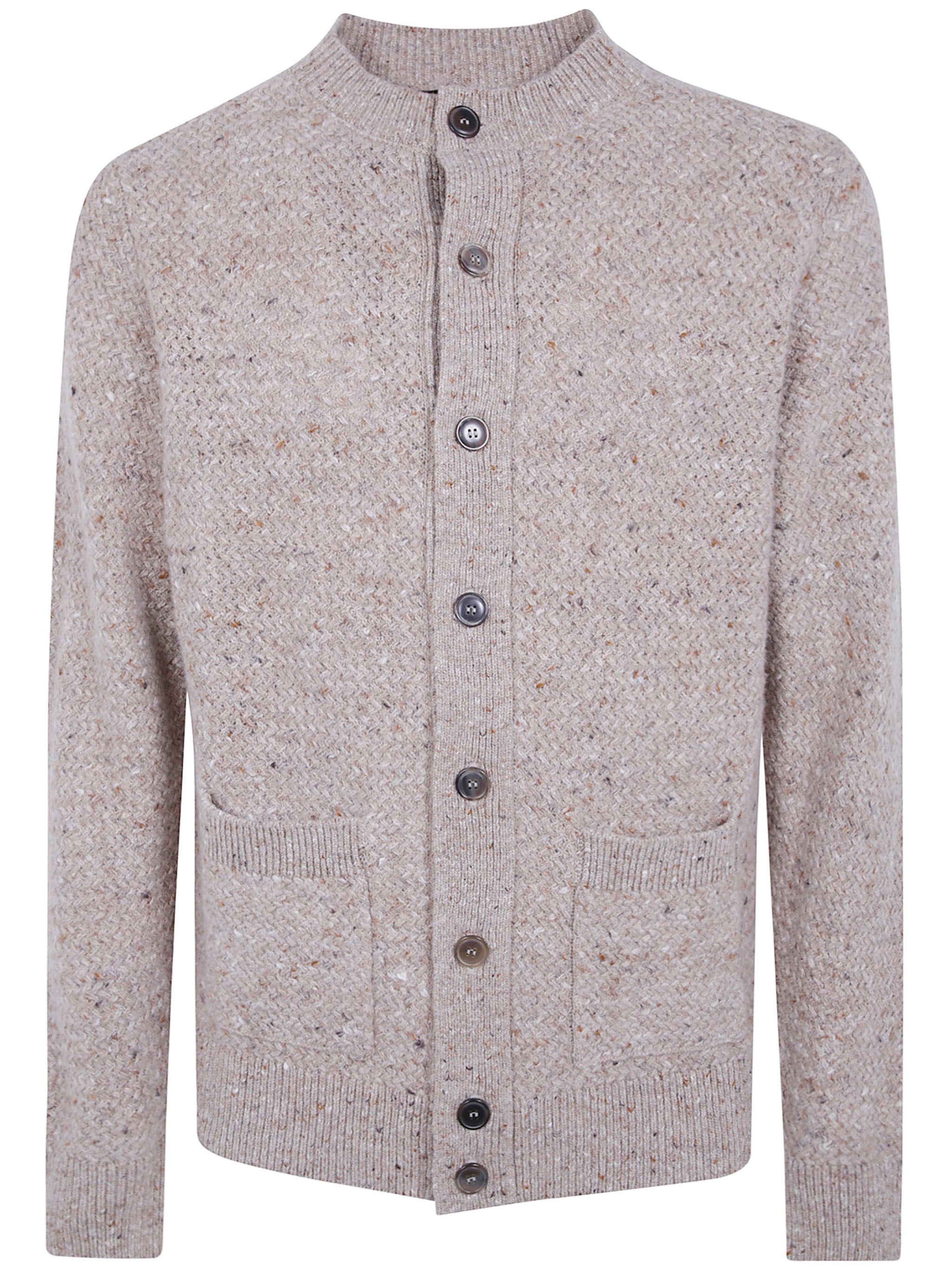 Filippo De Laurentiis Round Neck Cardigan Sweater