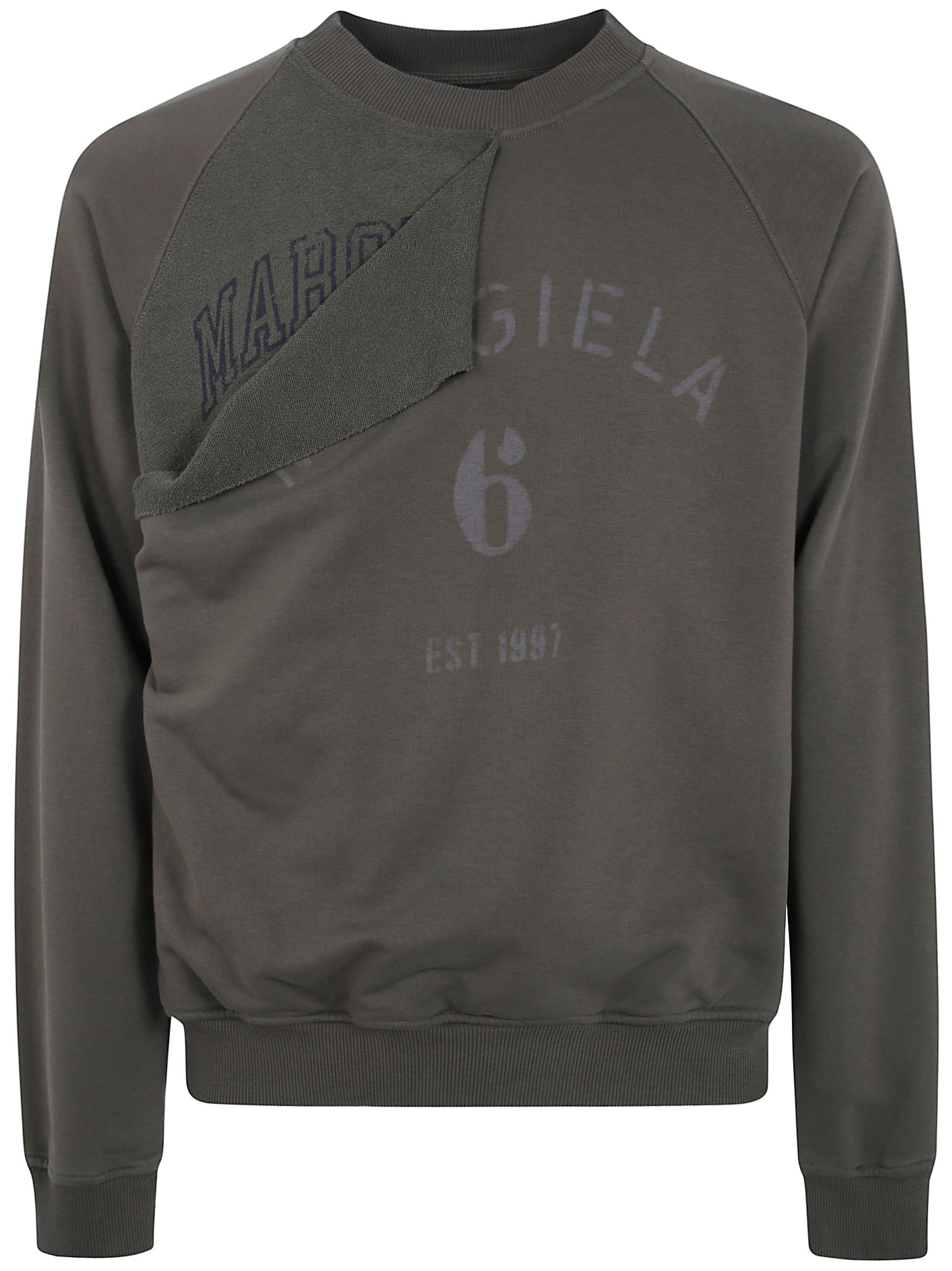 MM6 Round Neck Sweatshirt