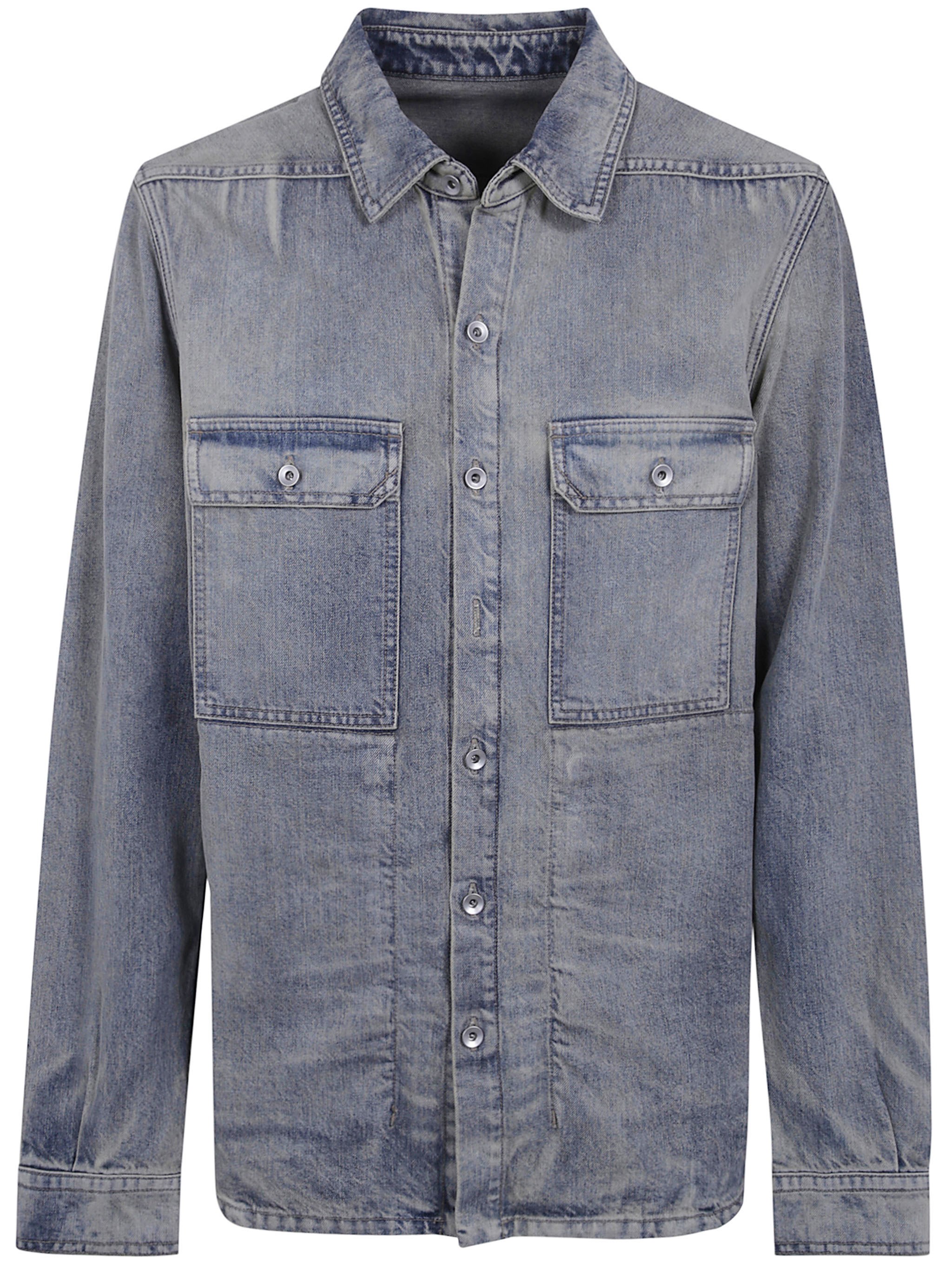 Rick Owens Drkshdw Jacket Denim Outershirt Jacket