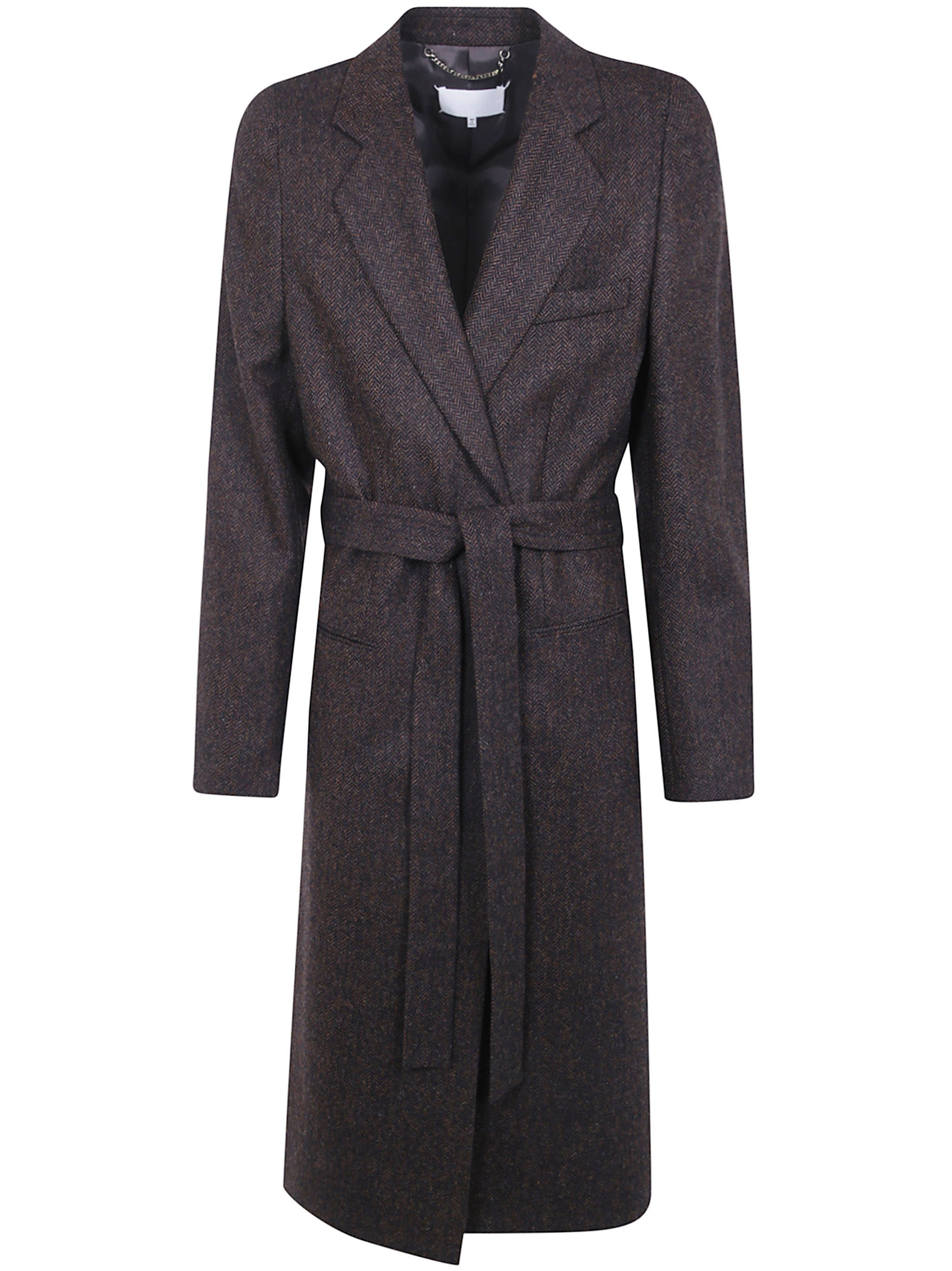 Maison Margiela MAISON MARGIELA Coat Herringbone "Wrapped Coat"
