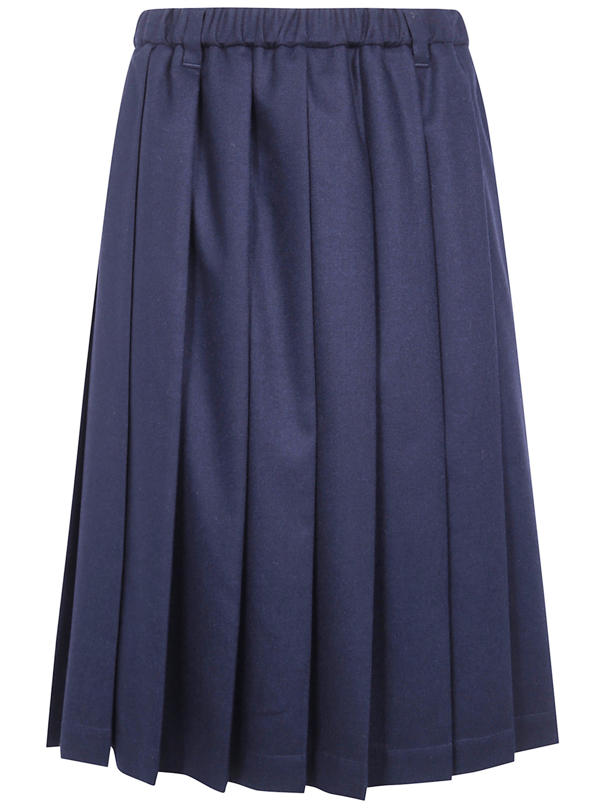 Aspesi Midi Skirt Classic In Blue