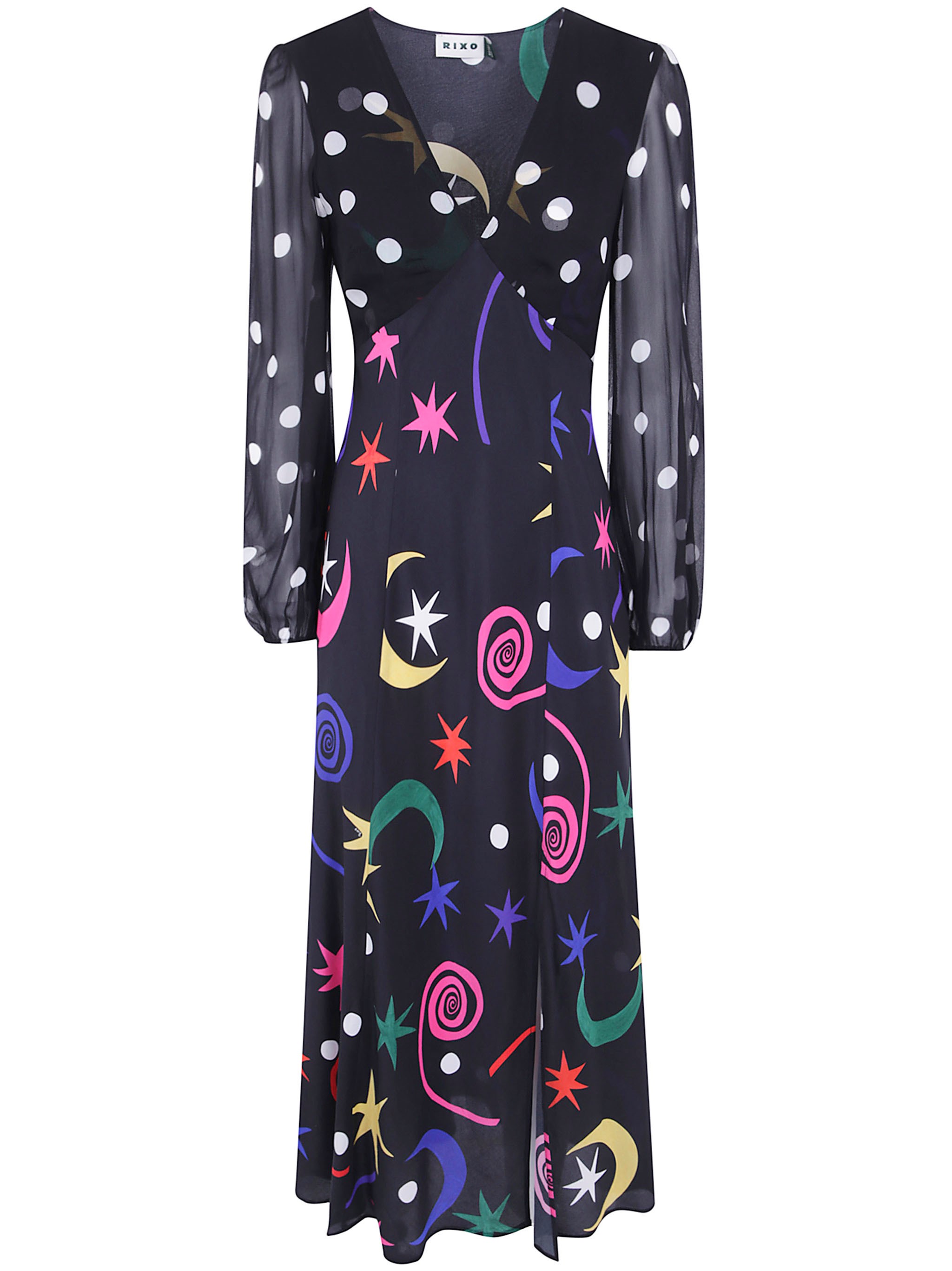 RIXO Dress Star Dot Mix "Melanie"