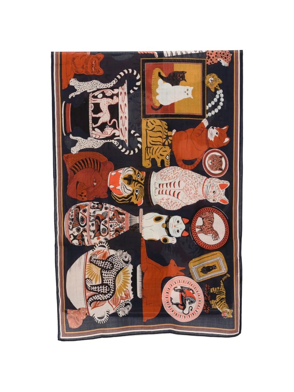 INOUI EDITIONS Scarf Duck Blue "Collectioneur"