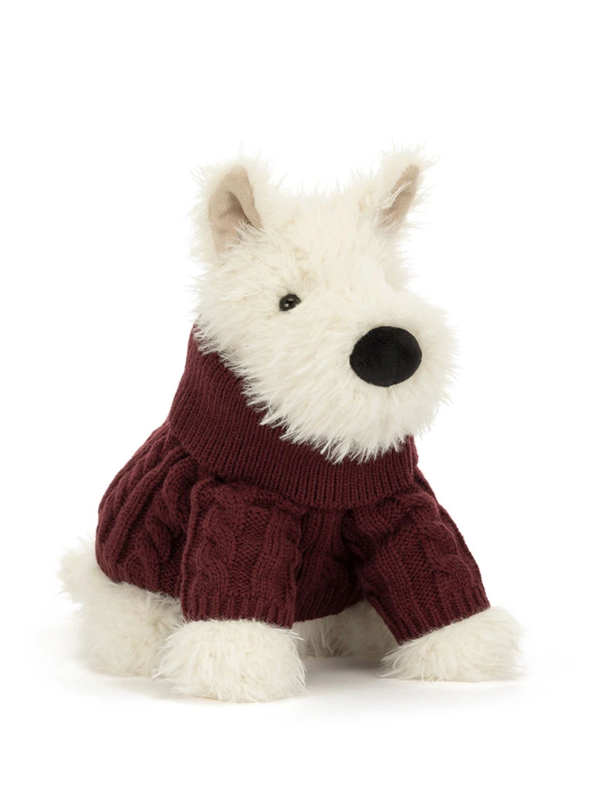 JELLYCAT Plush Toy Multicolor "Munro Scottie Dog Winter Jumper"
