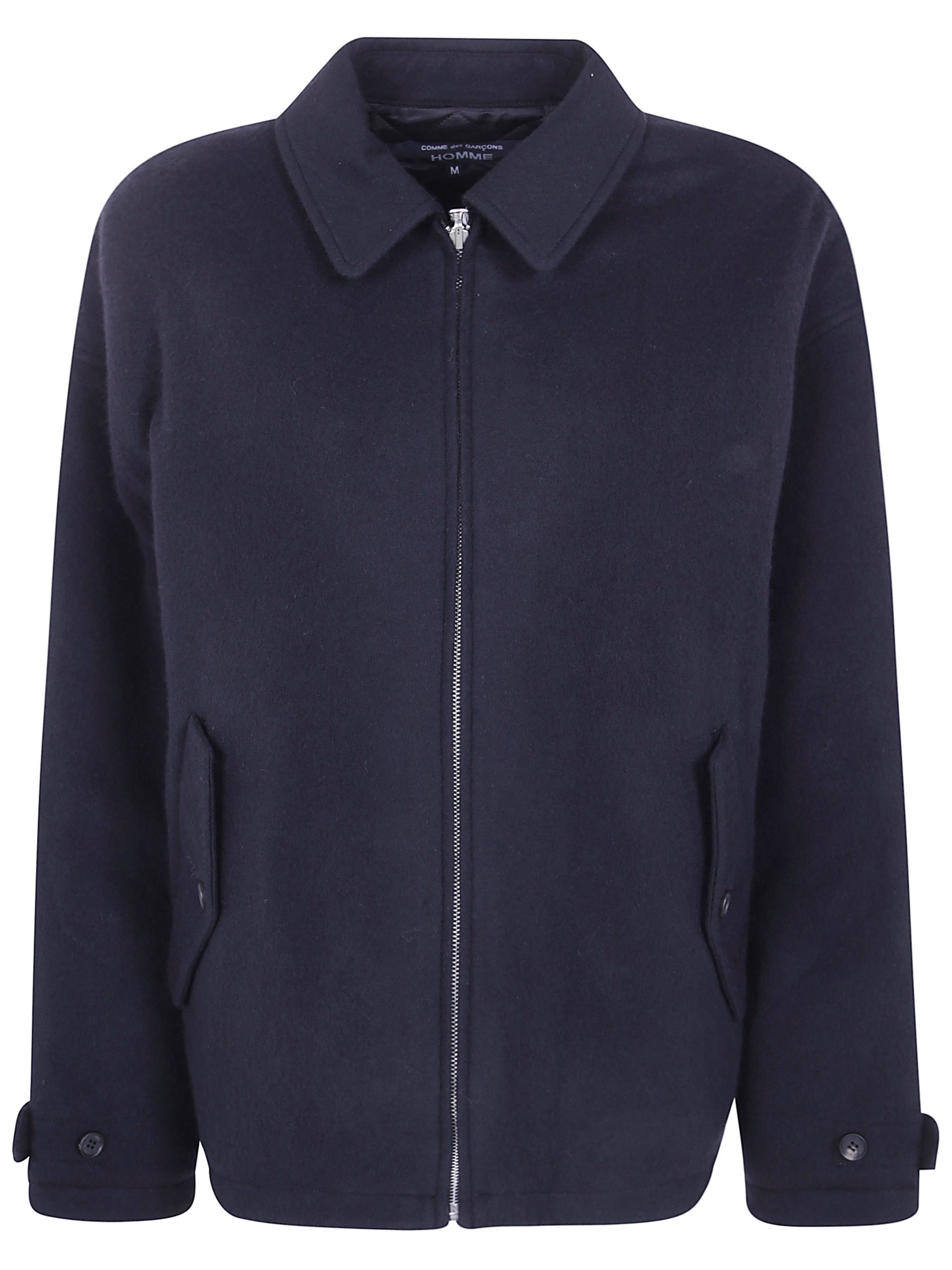 Comme Des Garcons Homme Coat Reversible Padded Wool Caban