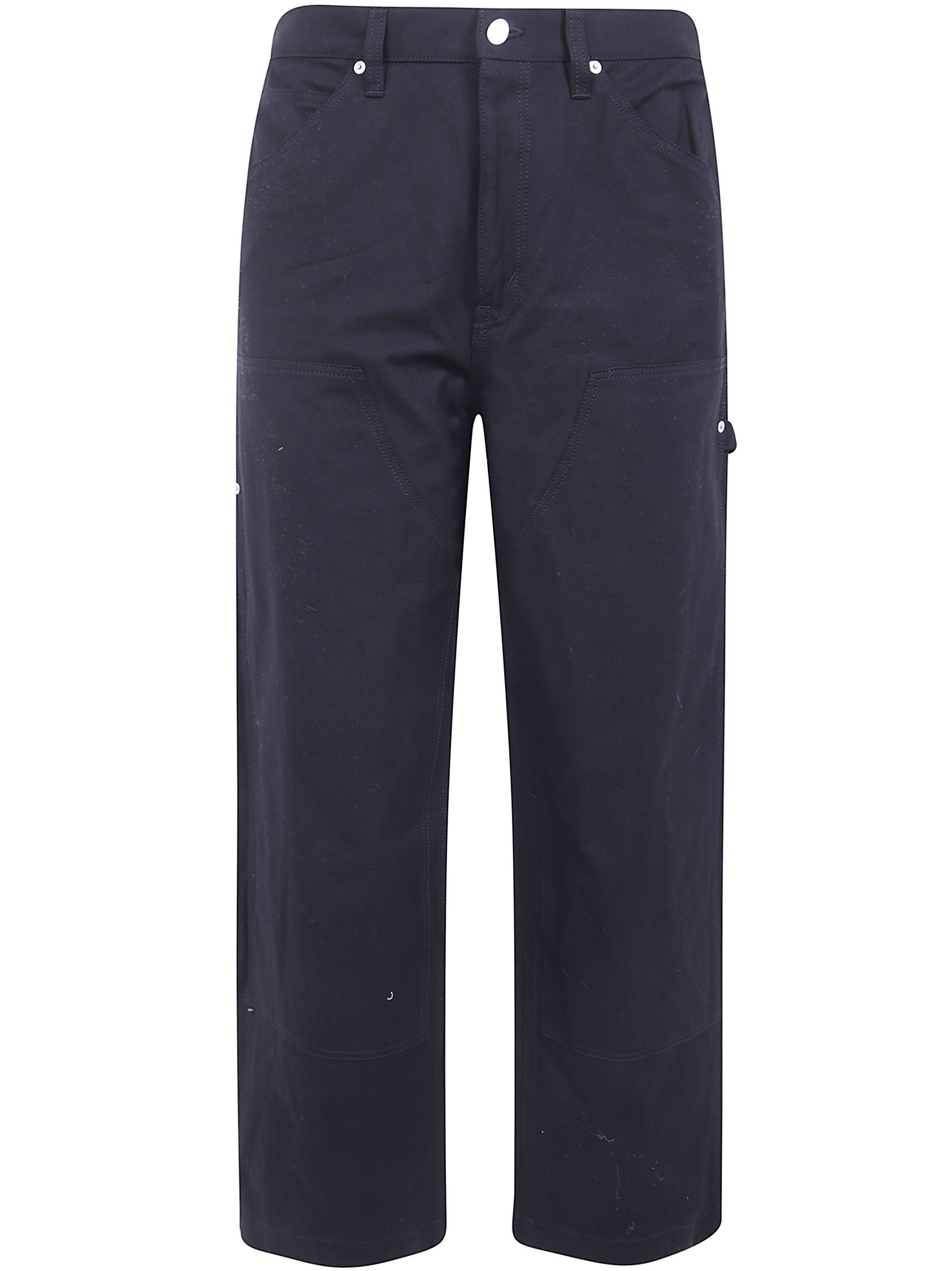 Comme Des Garcons Homme Wide Leg Trousers “Boxy Wide Leg Cotton Trouse