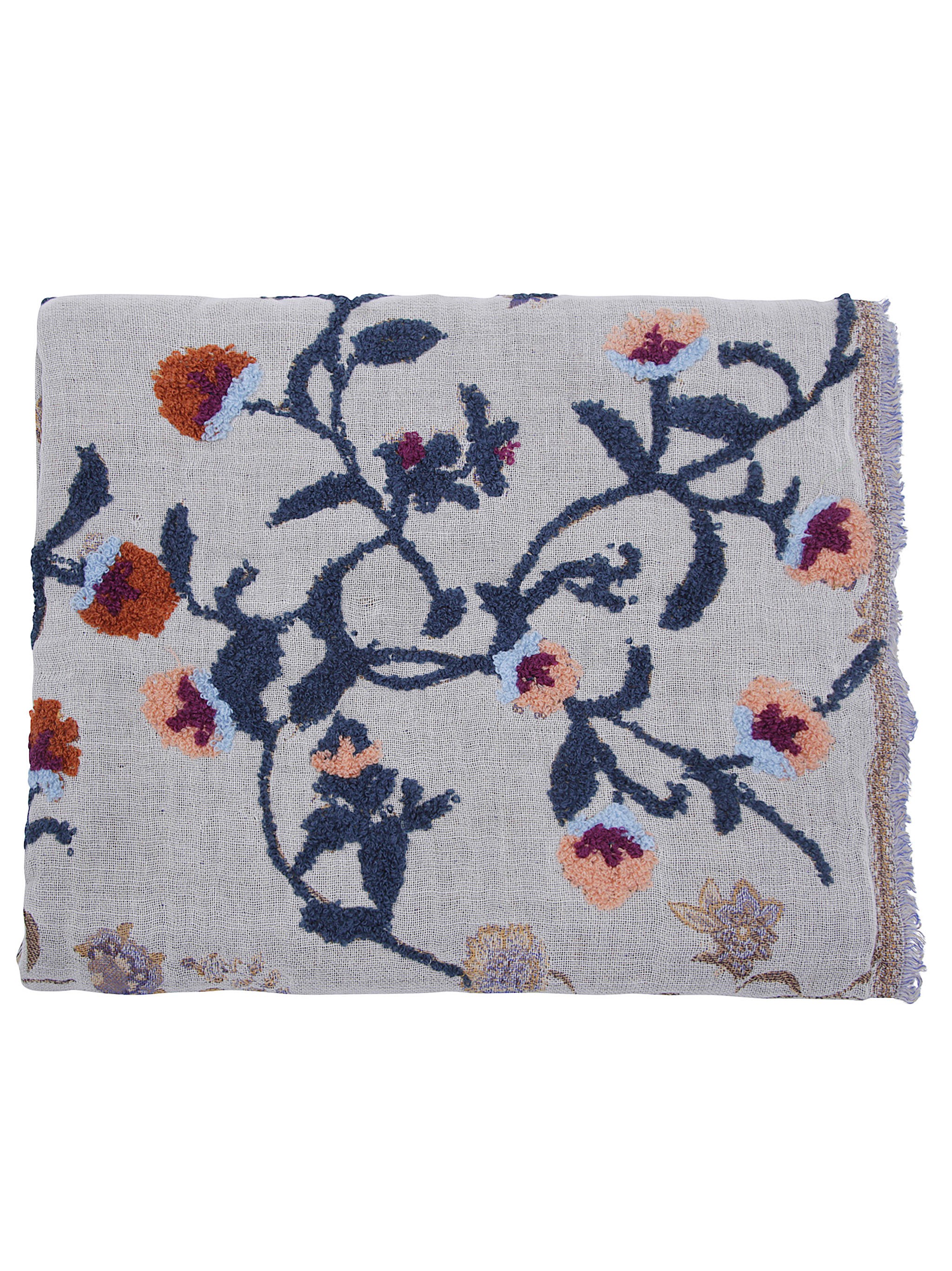 Leather Smith London Scarf Embroidered Floral “Embroidered Floral Scar
