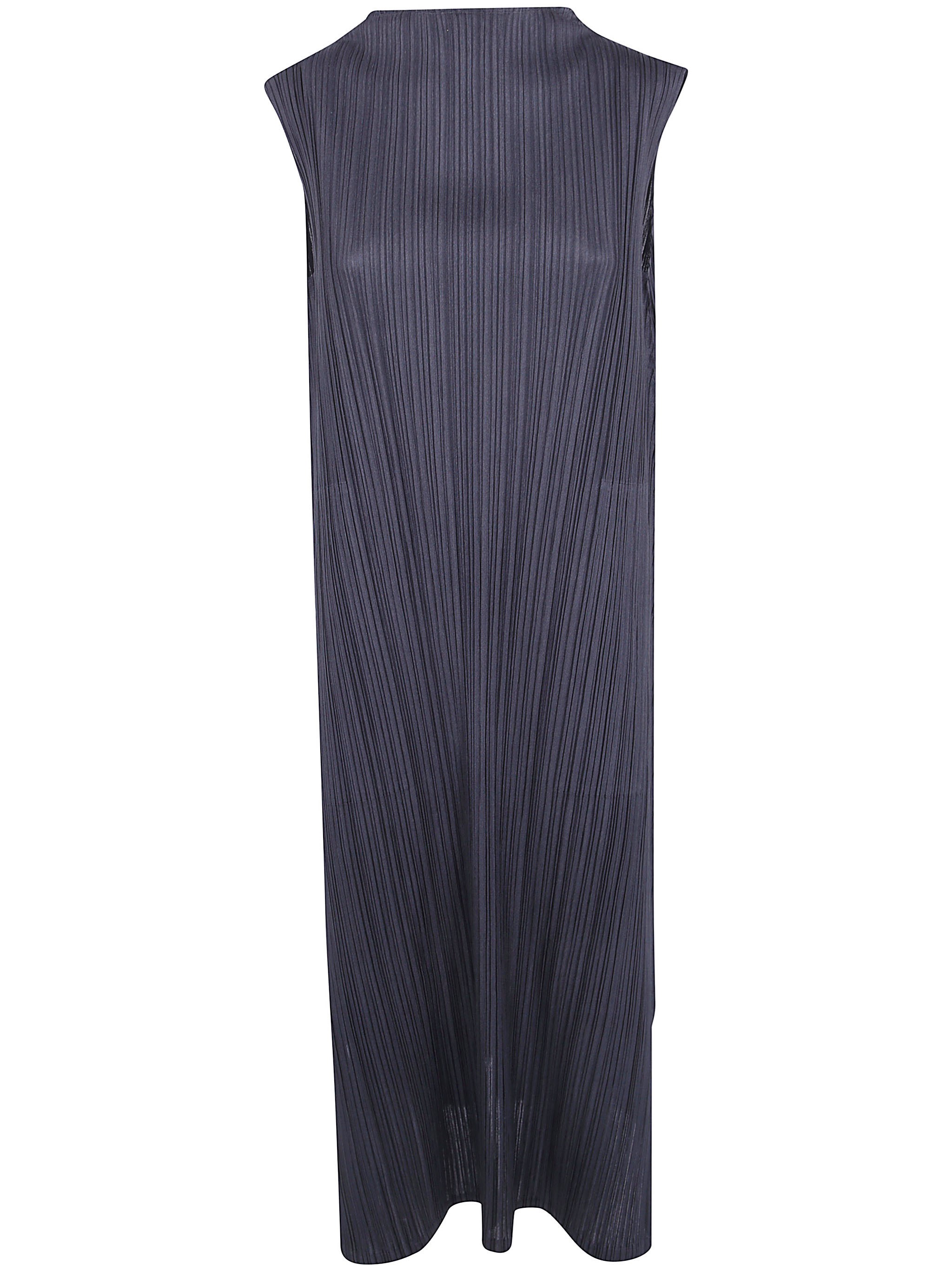 PLEATS PLEASE Pleated Dress "Mellow Pleats"