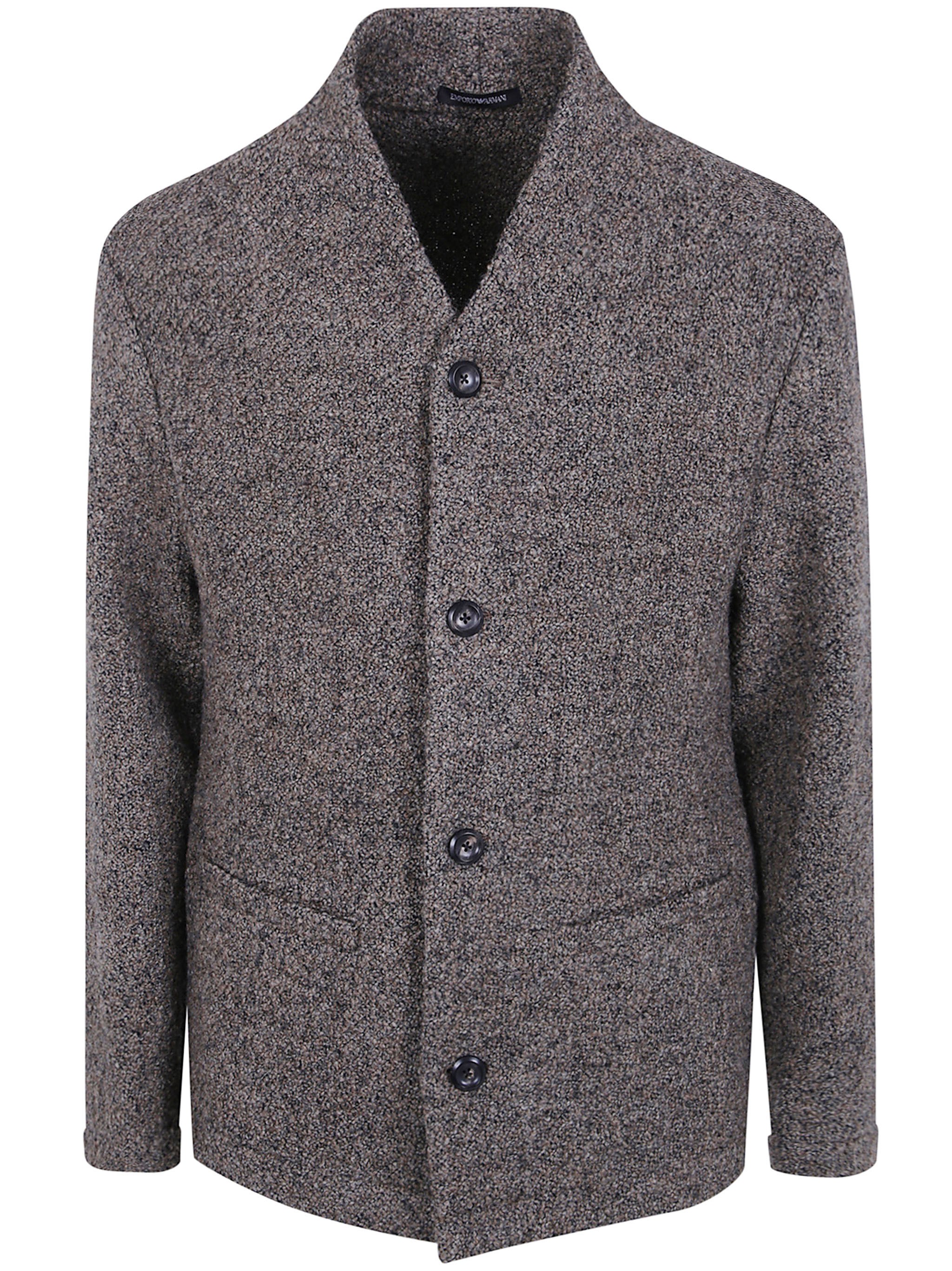 EMPORIO ARMANI Single Breasted Blazer Shaw Neck