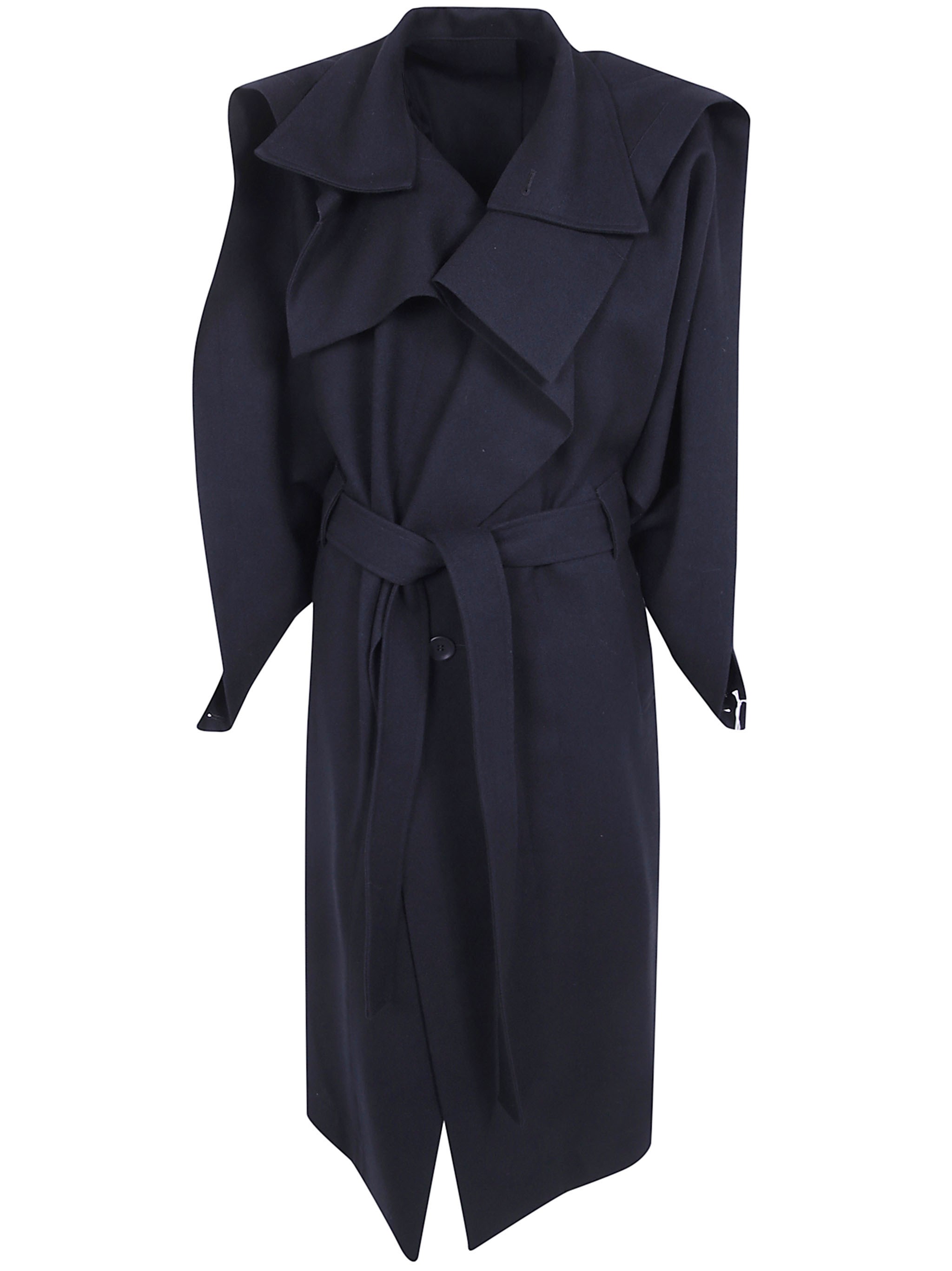 ISSEY MIYAKE Black Coat “Calligraph”