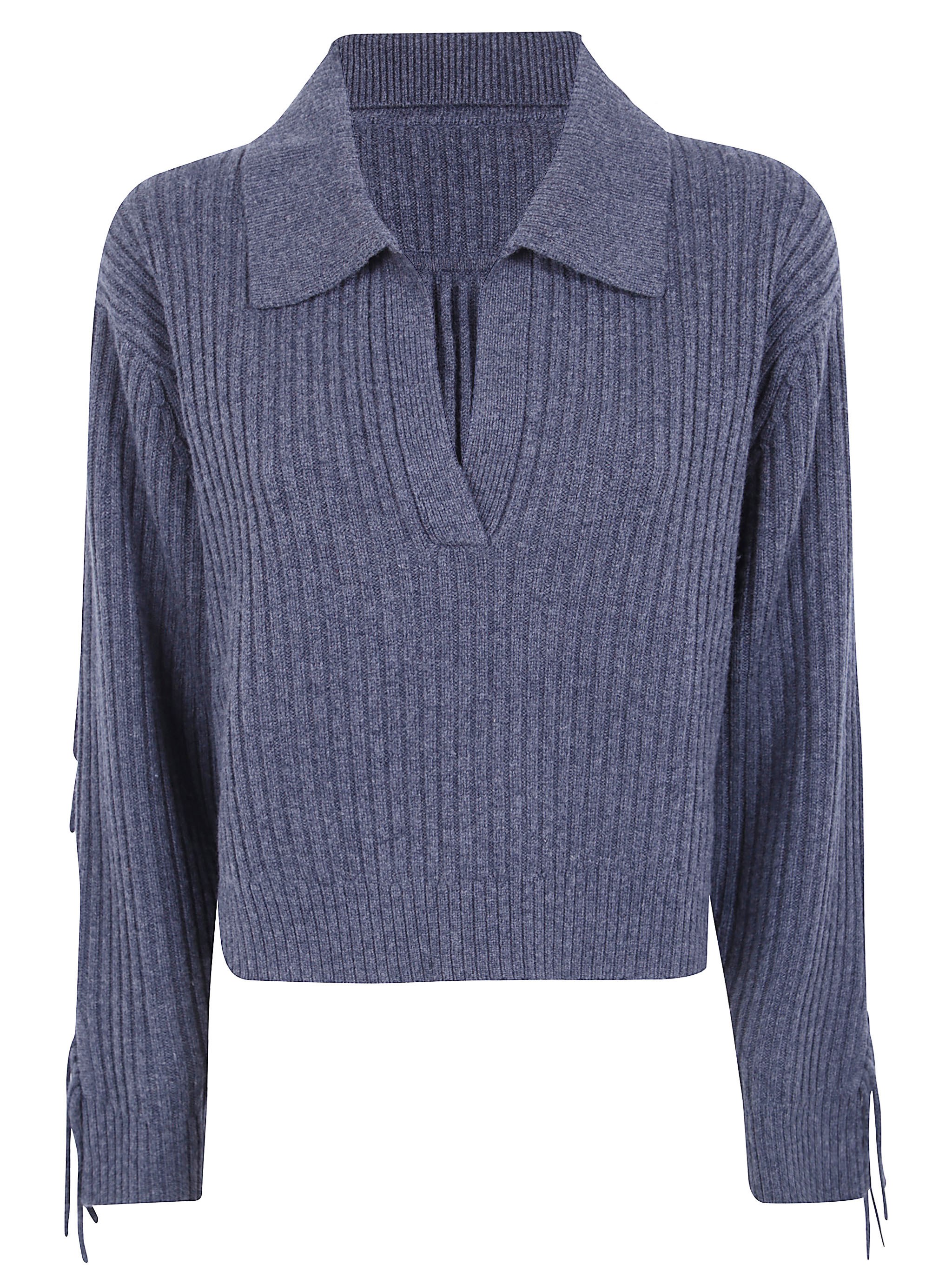 SIMKHAI Collared Sweater "Natalia"