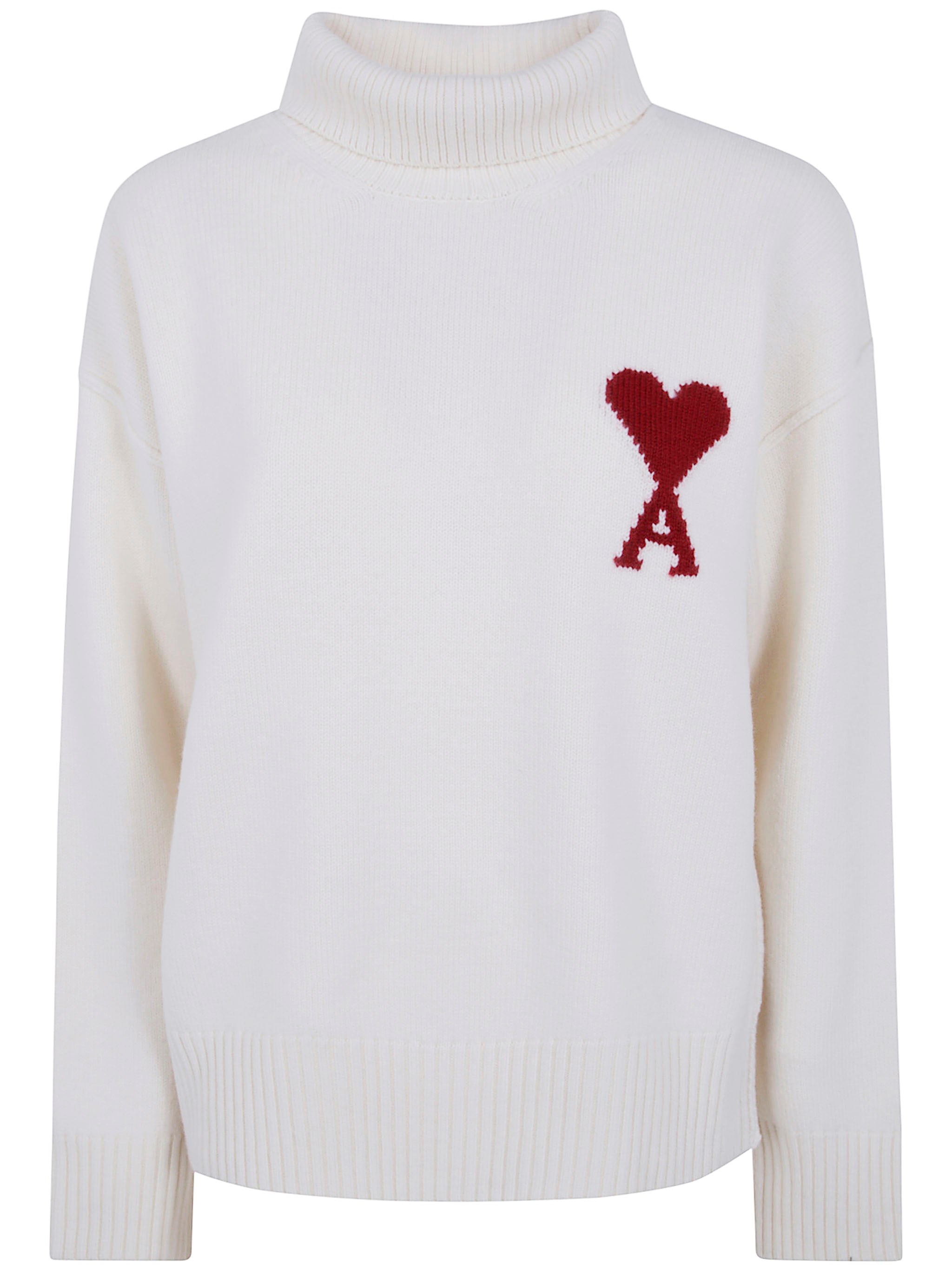 Funnel Neck "Quota Ami De Coeur" Sweater