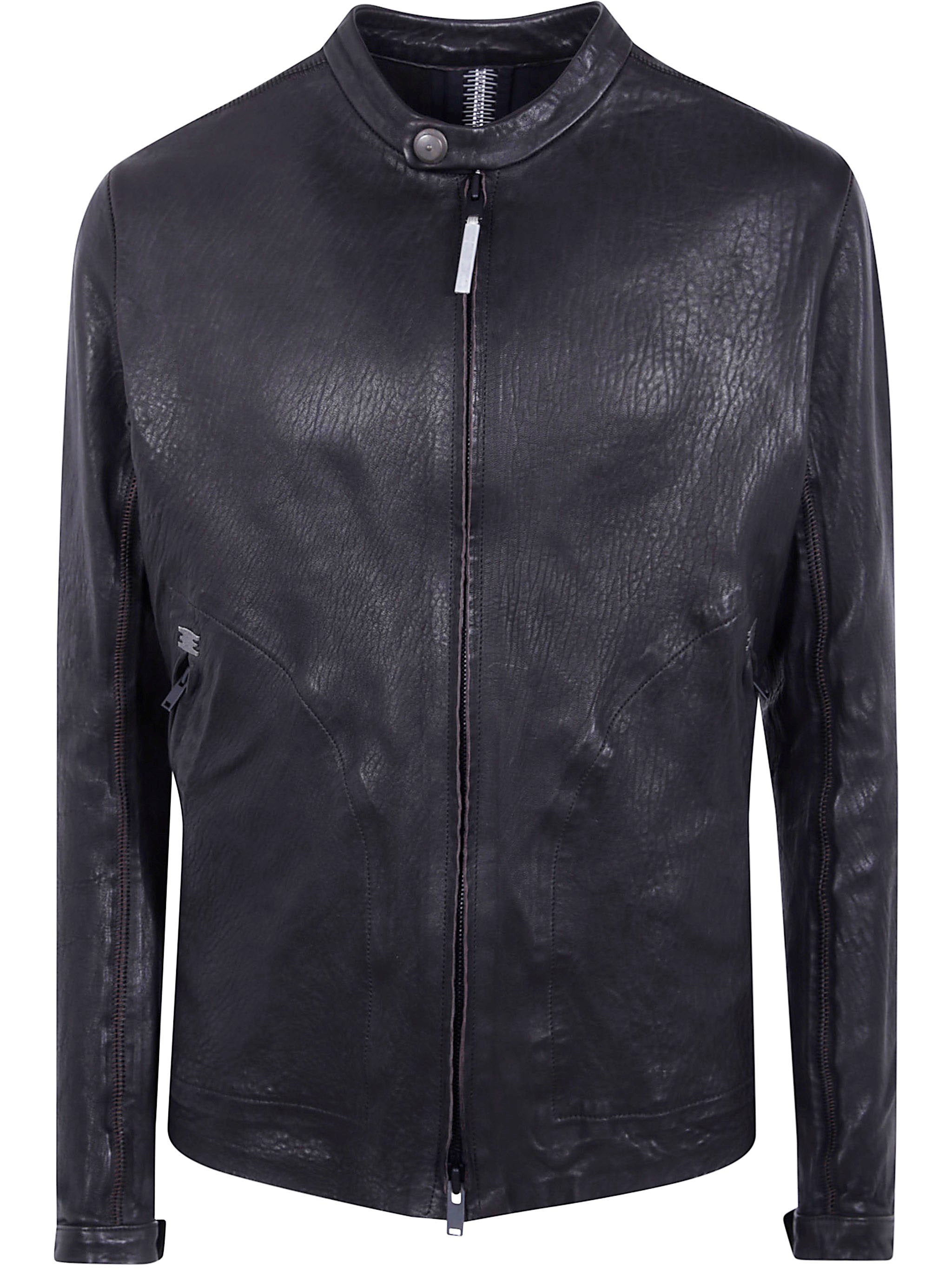 Isaac Sellam Leather Jacket Classic Stretch “Syderal”