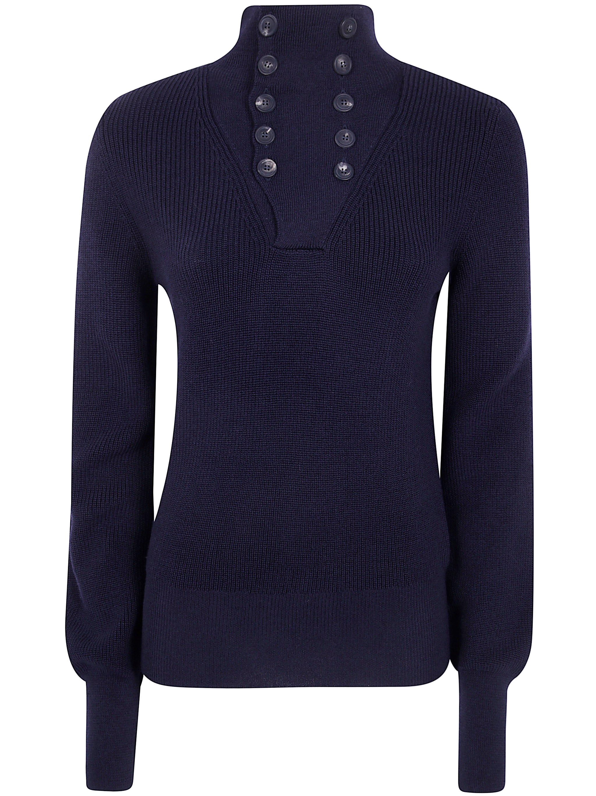 Buttoned "Milon" Sweater