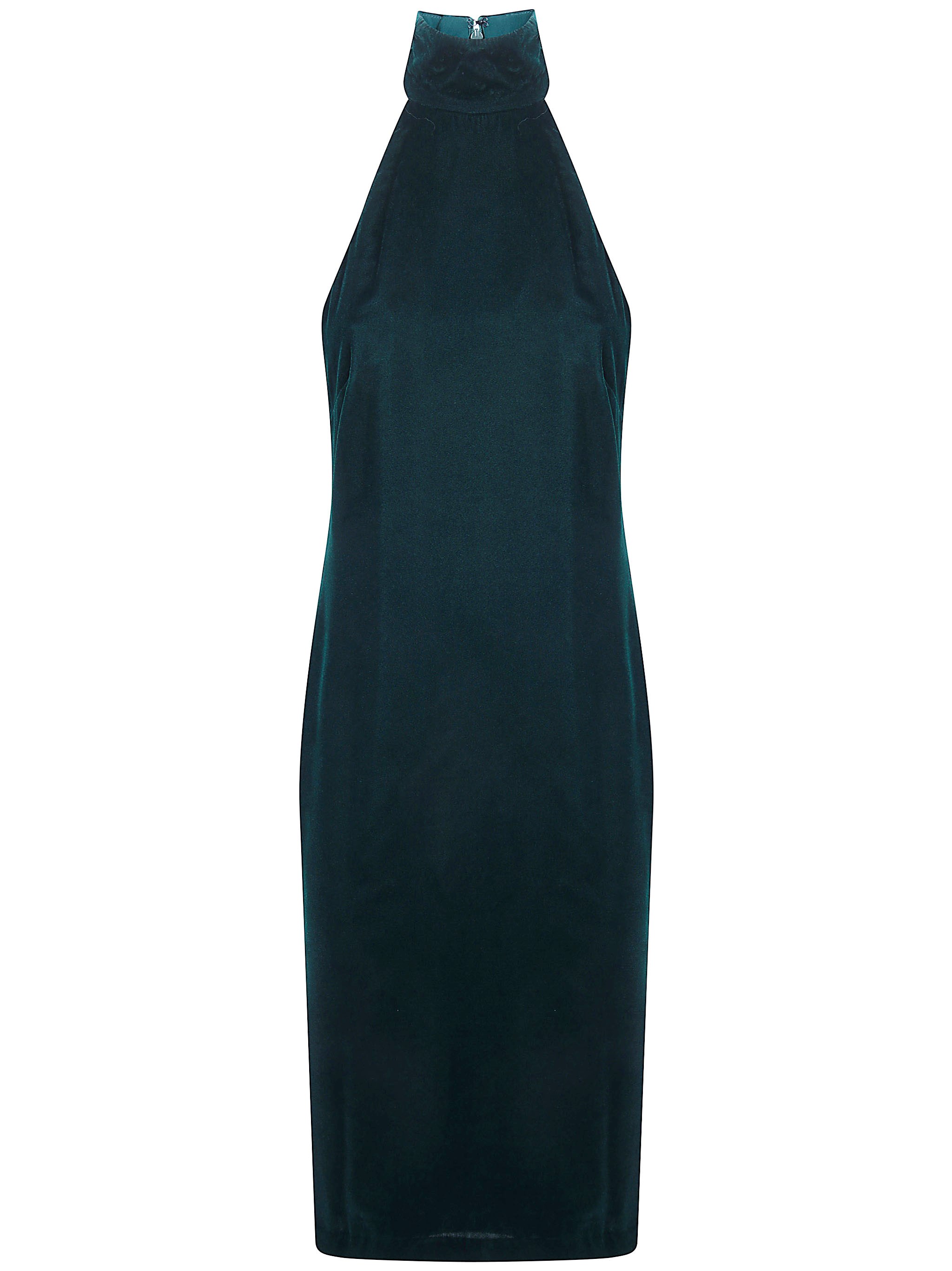 LAUREN RALPH LAUREN Halter Dress Woven Column Dress