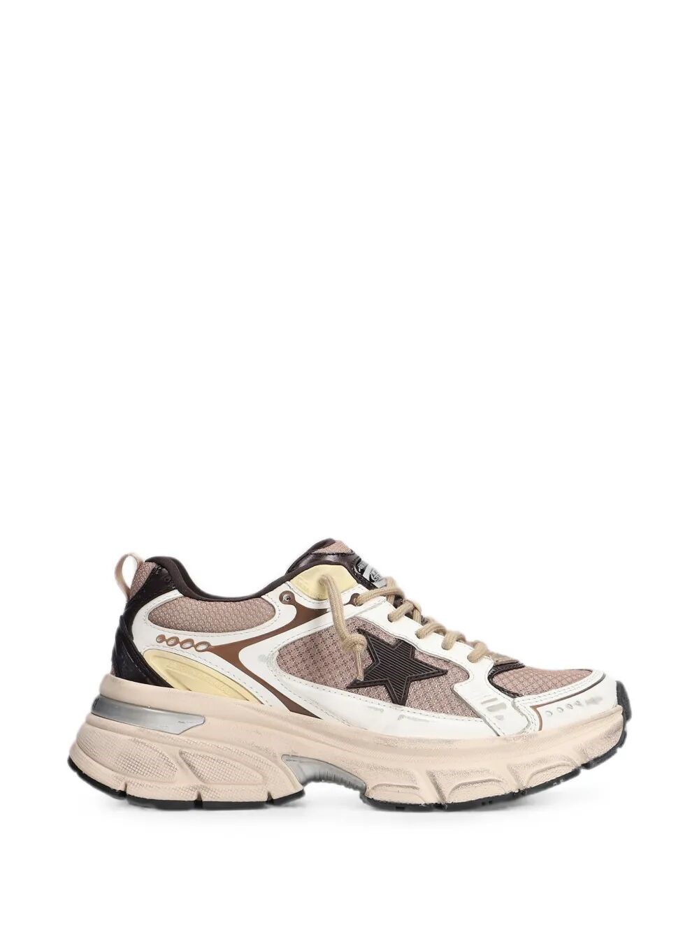GOLDEN GOOSE Trainers Mesh And Leather "Lightstar"