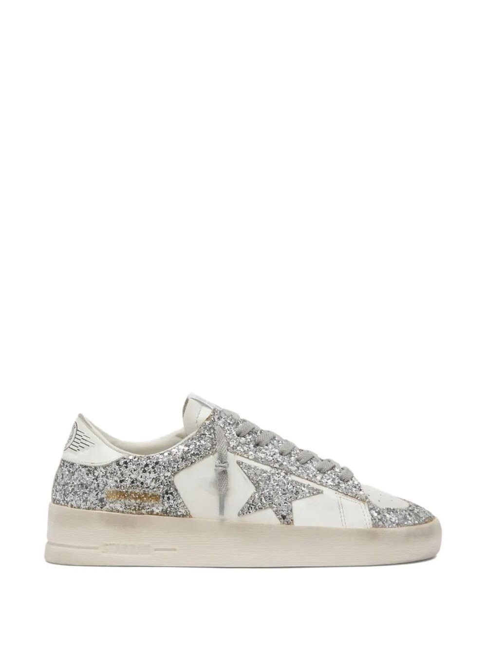 GOLDEN GOOSE Trainers Leather And Glitter "Stardan"