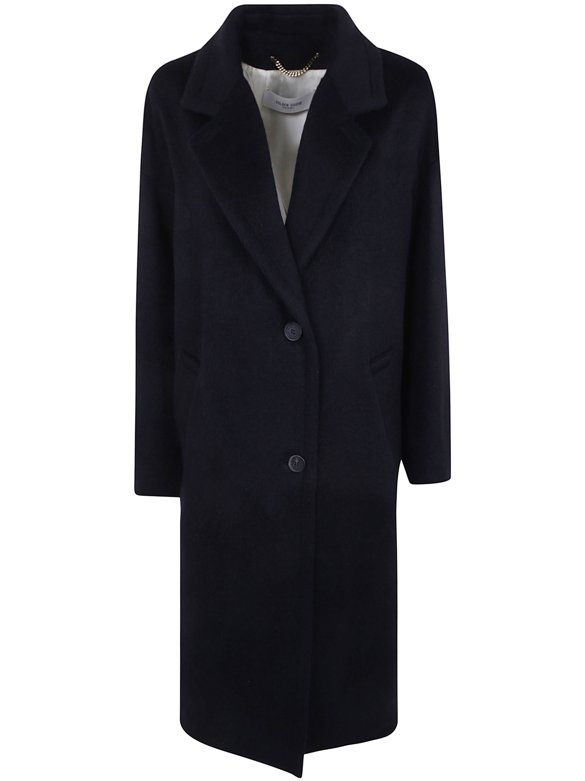 GOLDEN GOOSE Coat Single-Breasted "Golden Cocoon Nabibi"