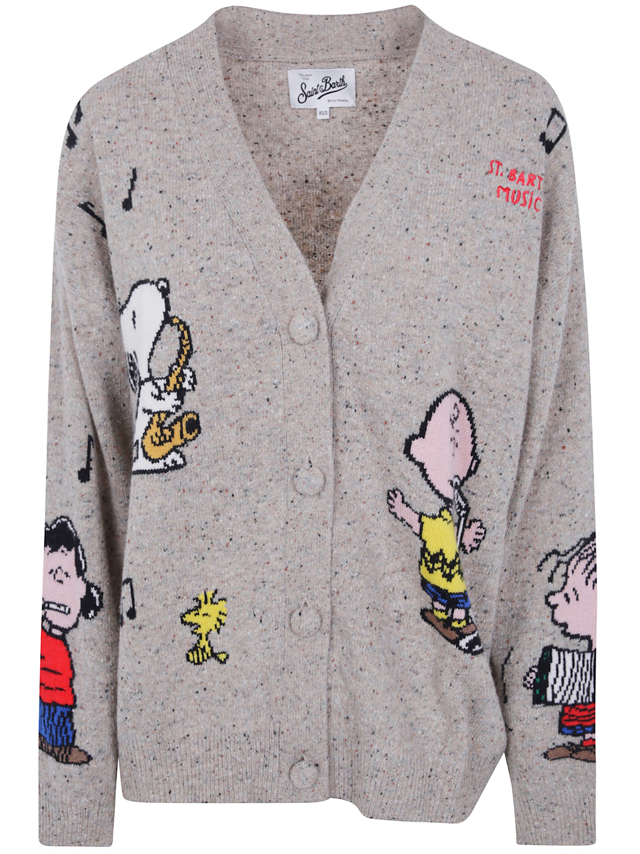 MC2 SAINT BARTH Cardigan Embroidered "Sasi Donegal"