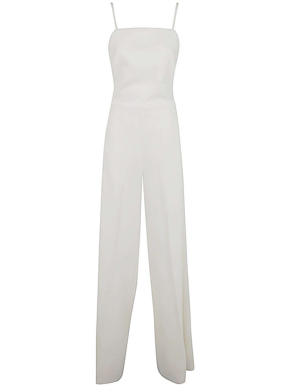 Max Mara Elvy Cady Jumpsuit In White