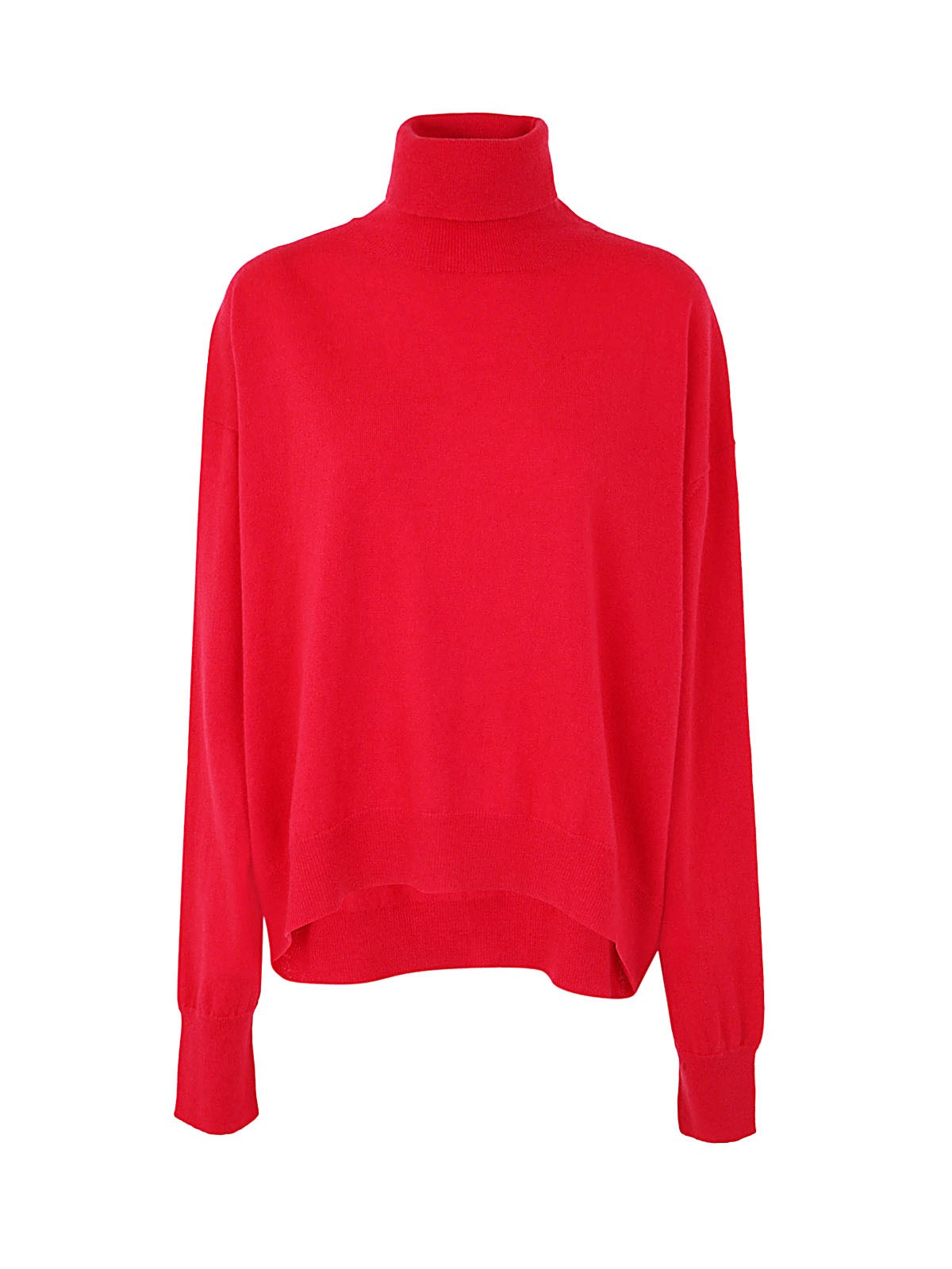 Phiili Wool Cashmere Boxy Turtleneck In Pink