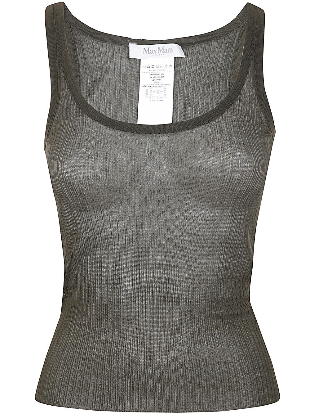 Max Mara Tank Top In Green
