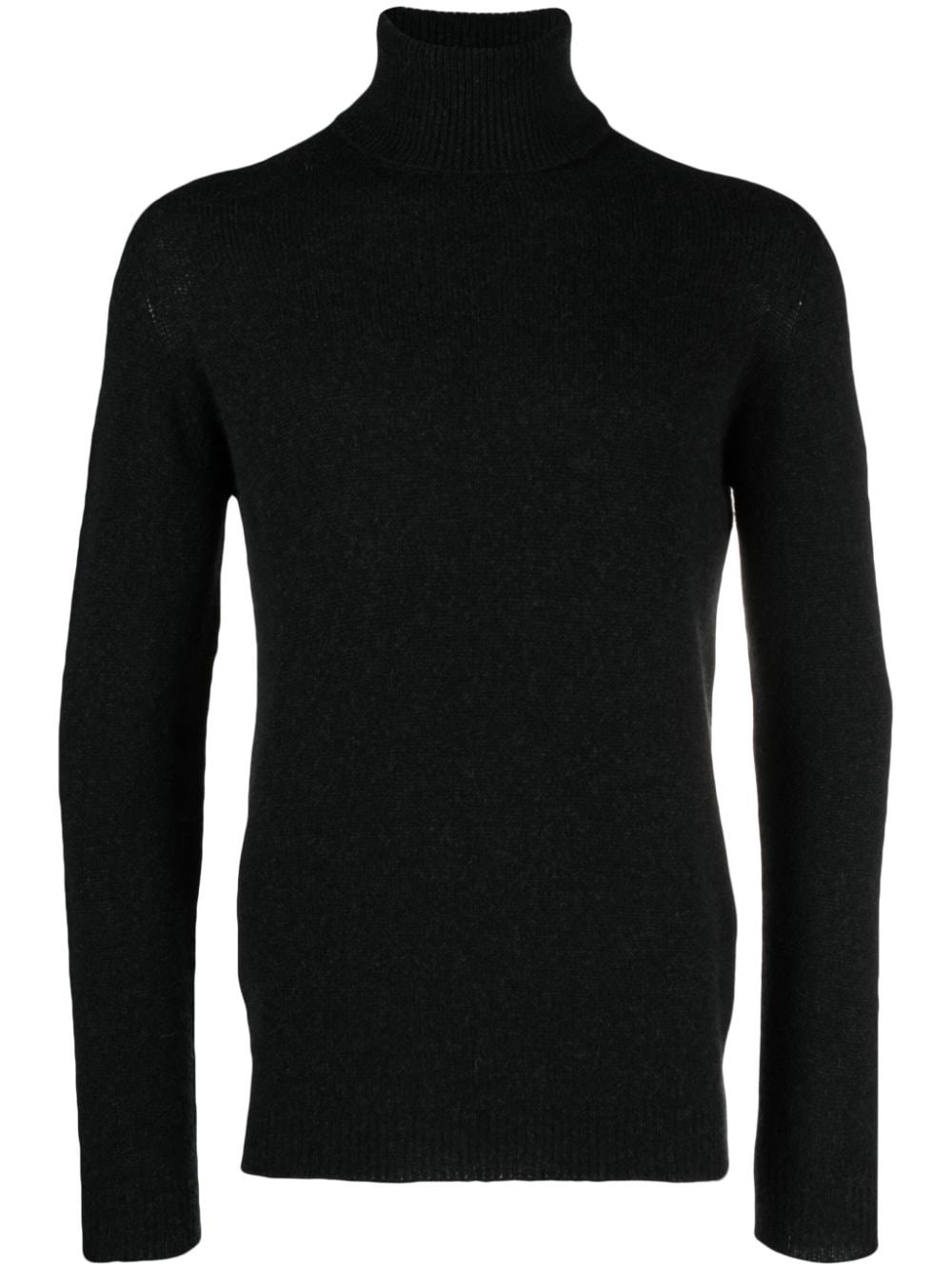 Nuur Fine-knit Roll-neck Jumper In Black  