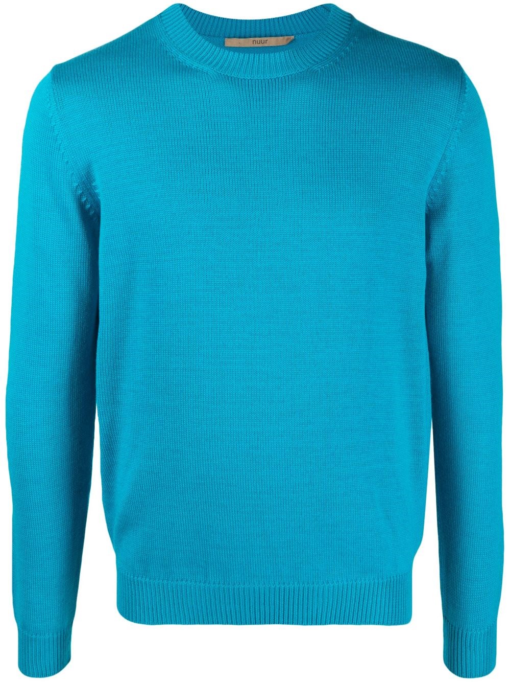 Nuur Knitted Merino-wool Jumper In Blue