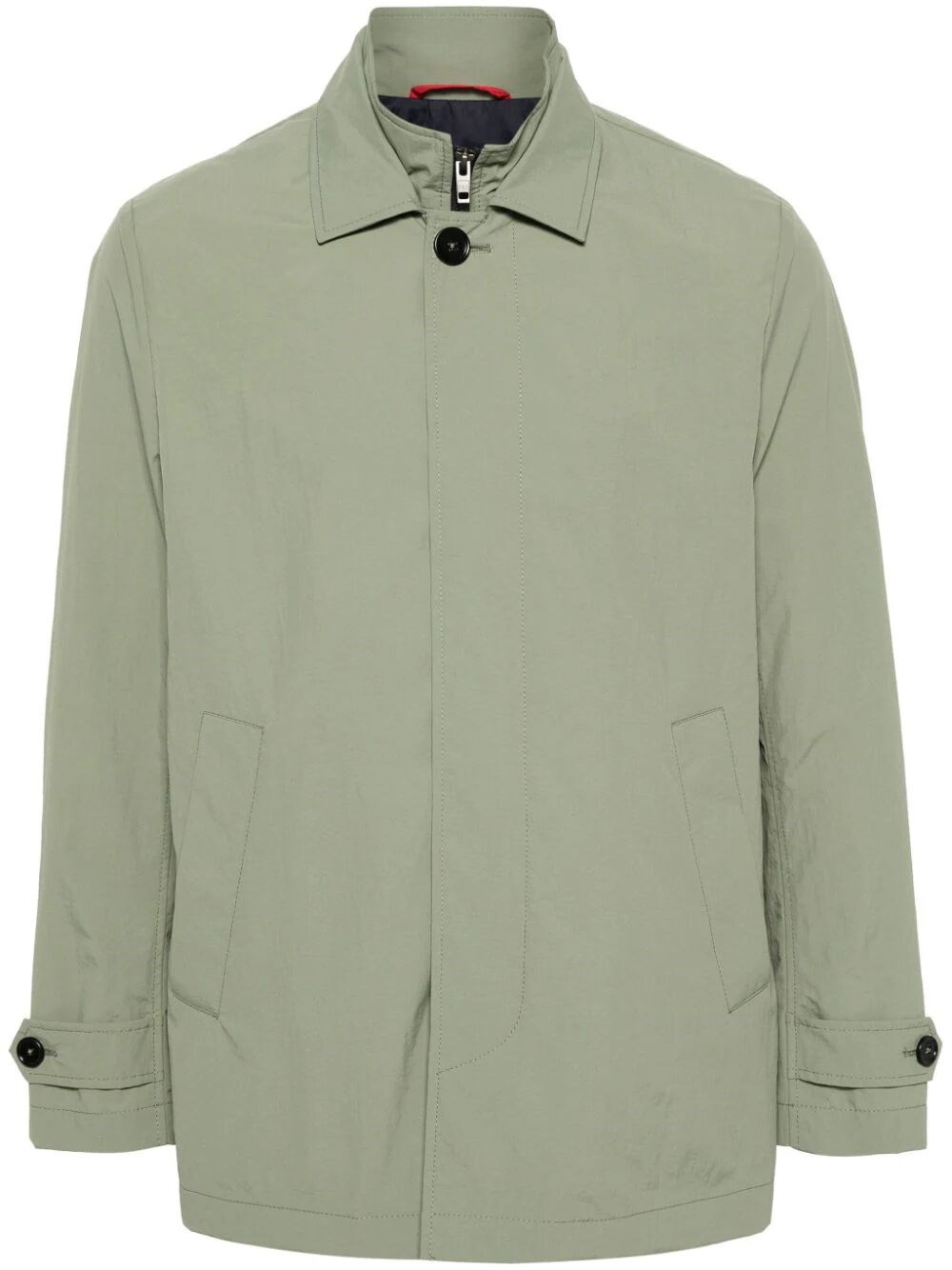 Fay Layered-design Jacket In Yellow